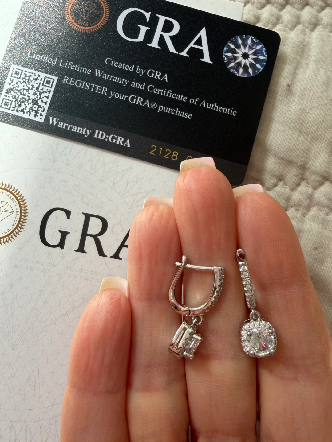 Diamond earrings