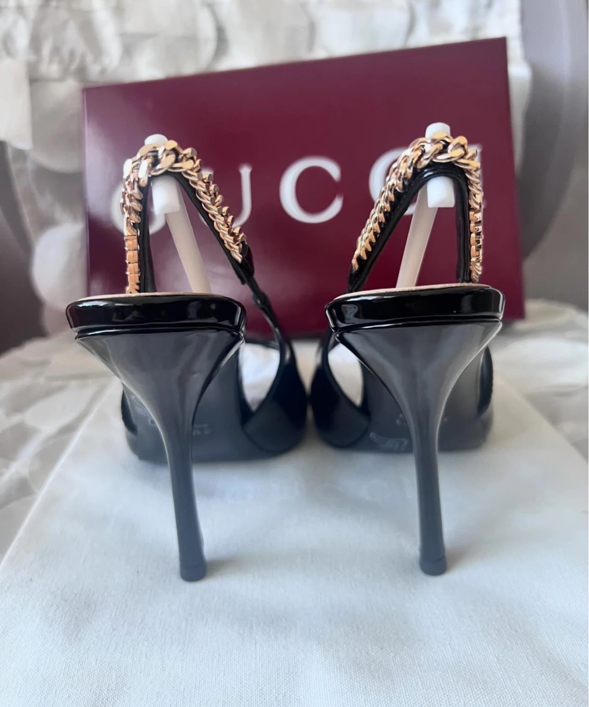 Gucci Patent Slingback Heel - photo 3