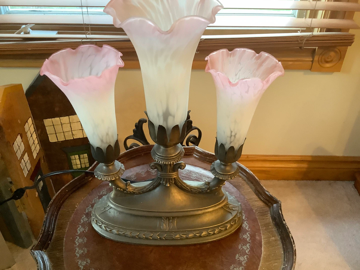 Vt Tiffany Style “Pond Lily” Underwriters Accent Lamp 🐞 - photo 4