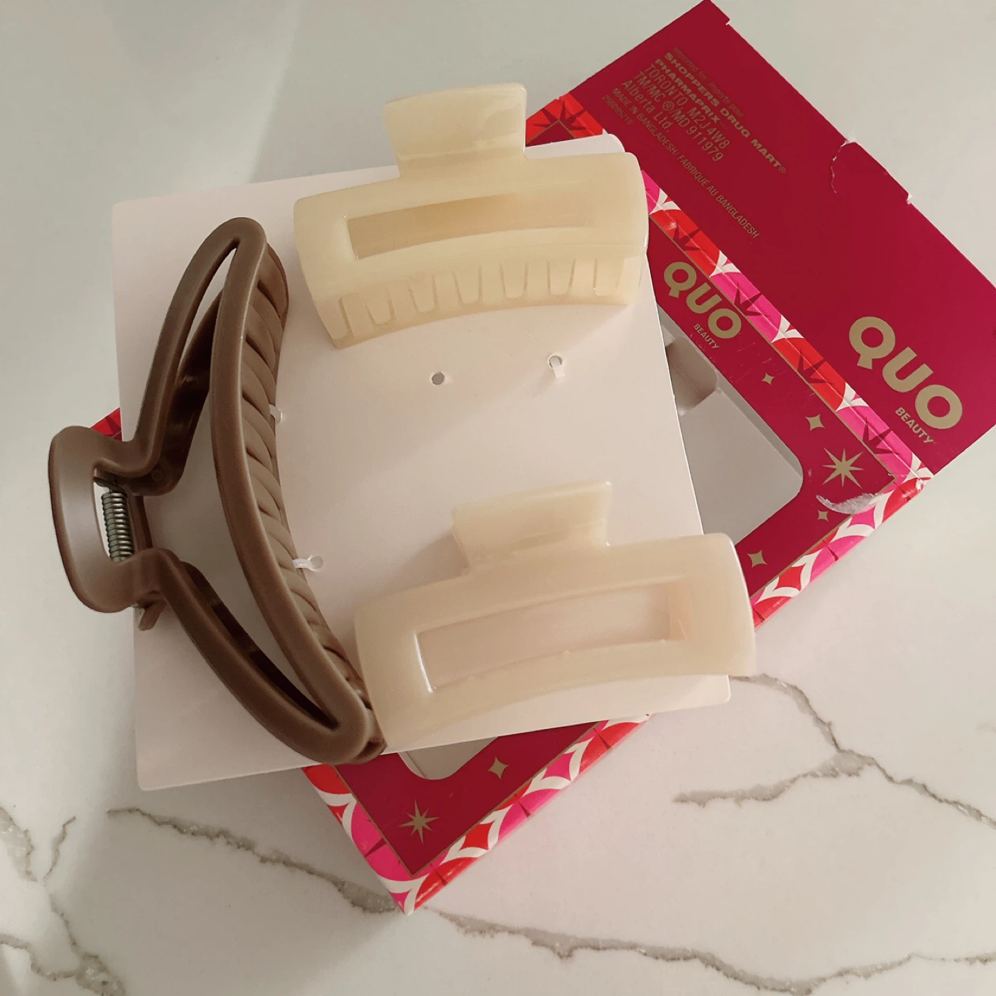 [New]QUO BEAUTY 3 Piece Claw Clip Set - photo 2
