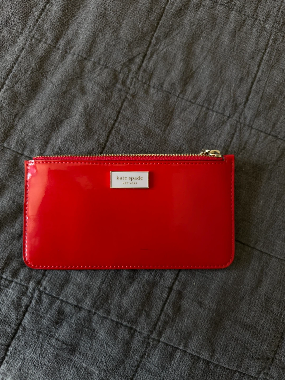 Kate Spade Red Patent Leather Pouch - photo 2