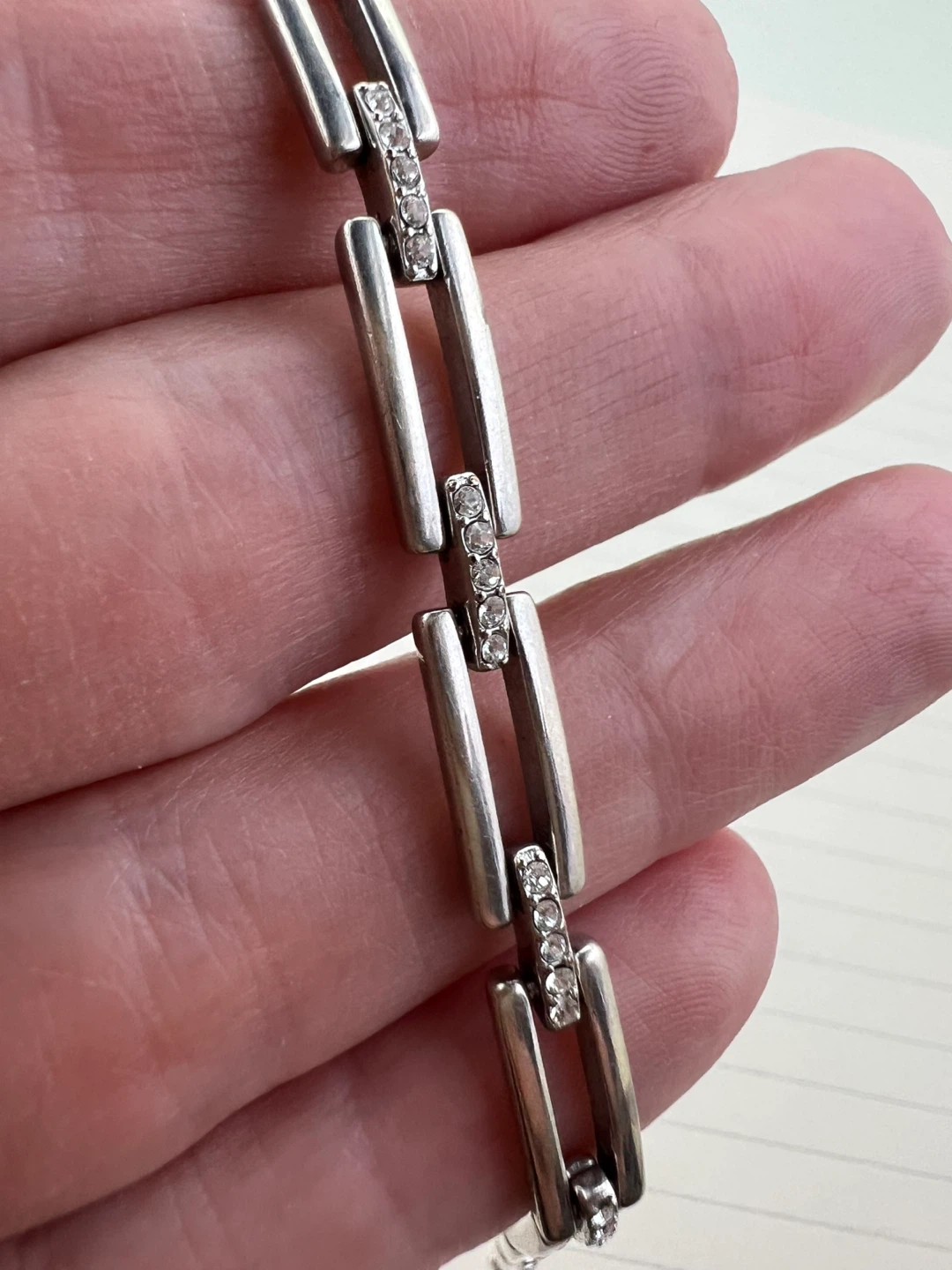 Vintage Geometric Link Bracelet - photo 4