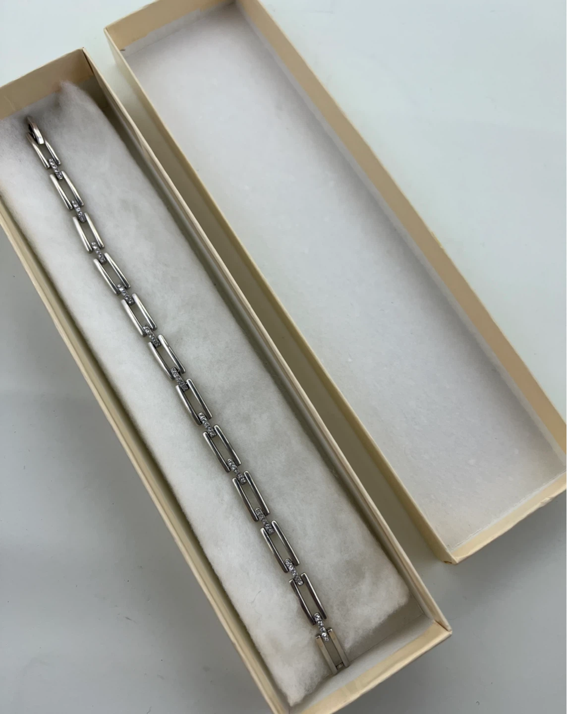 Vintage Geometric Link Bracelet