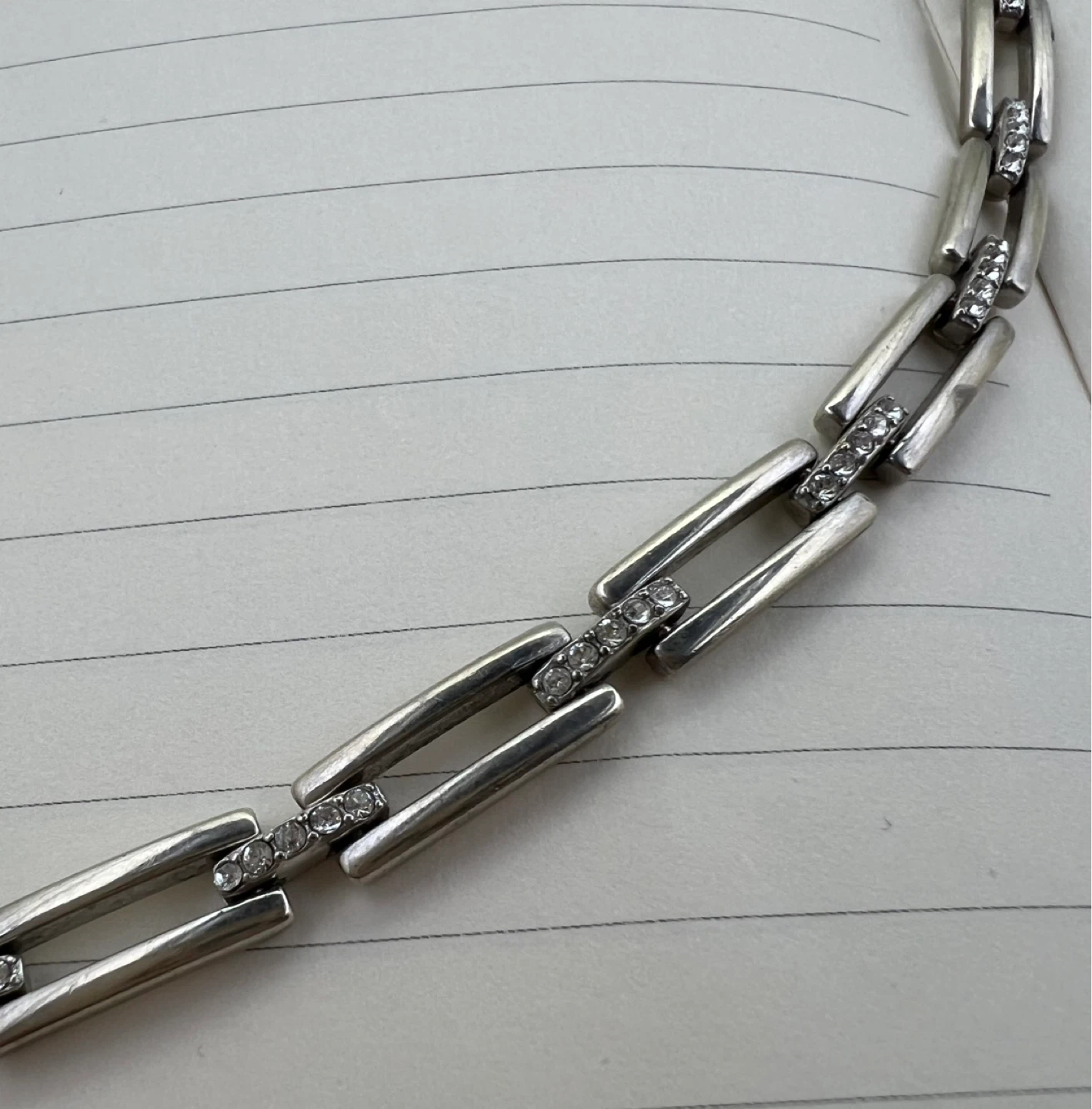 Vintage Geometric Link Bracelet - photo 3