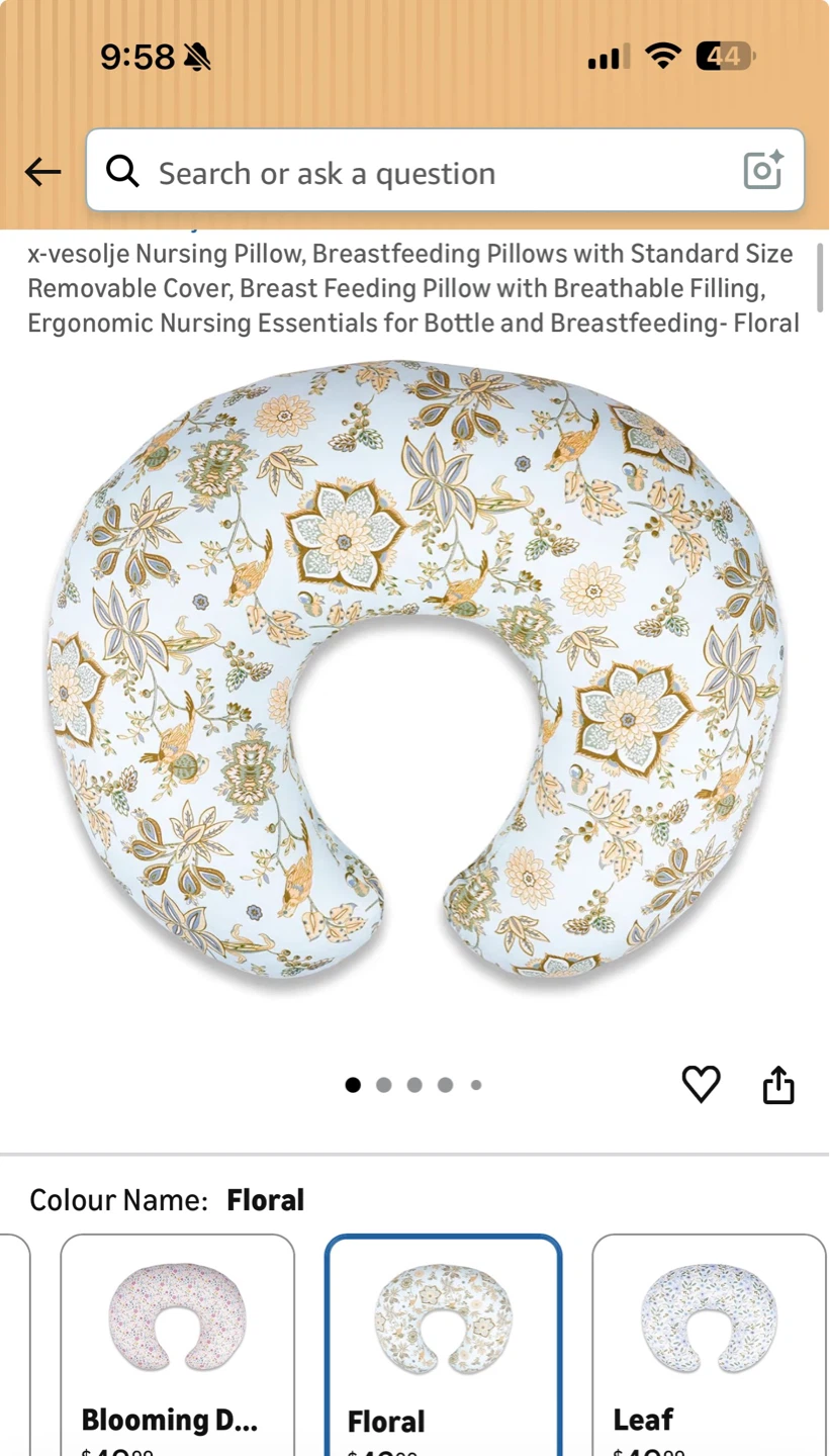 x-vesolje Nursing Pillow - Floral