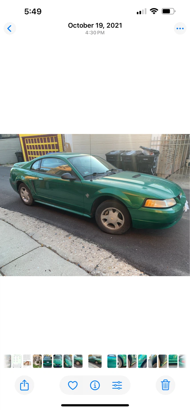 1999 Green Ford Mustang Coupe 25th Anniversary Original Owner - photo 4