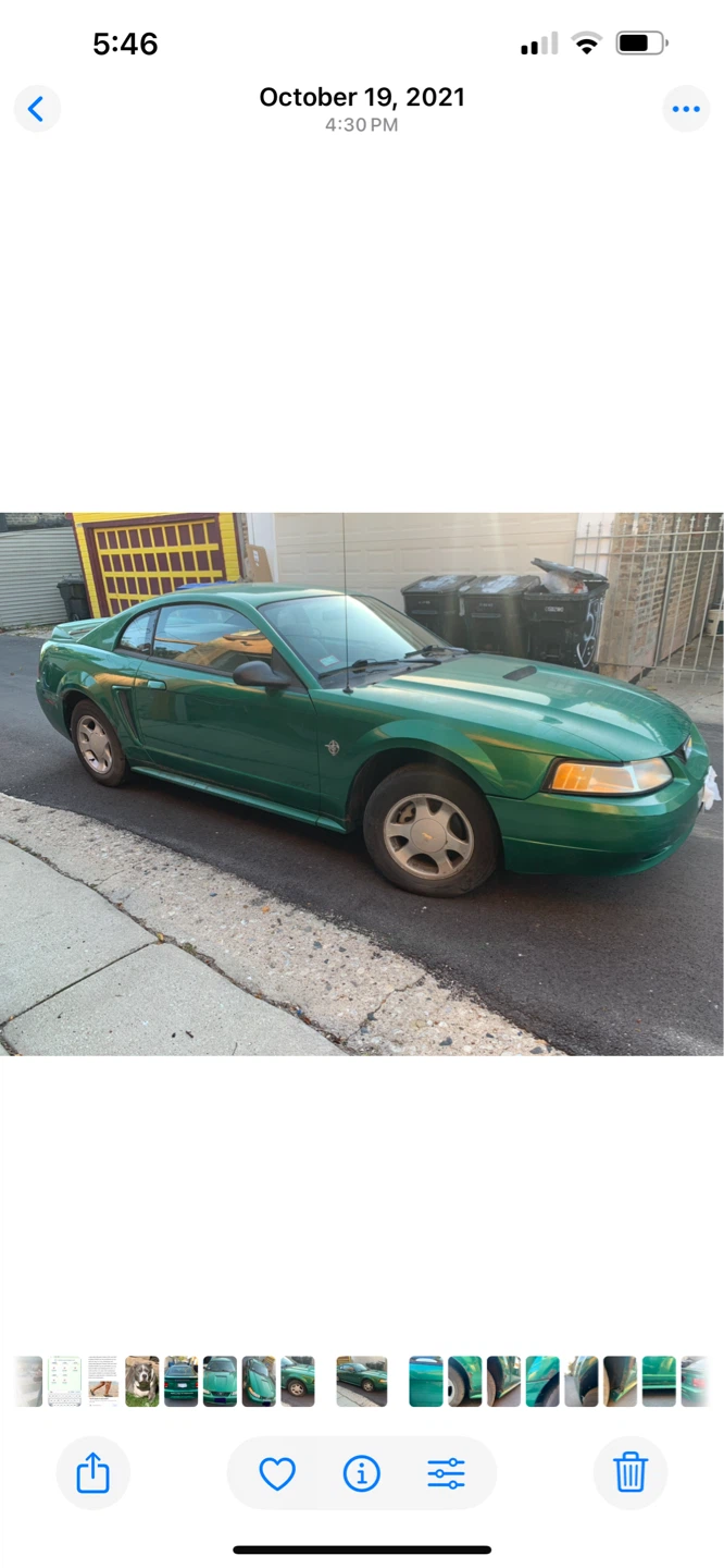 1999 Green Ford Mustang Coupe 25th Anniversary Original Owner - photo 3