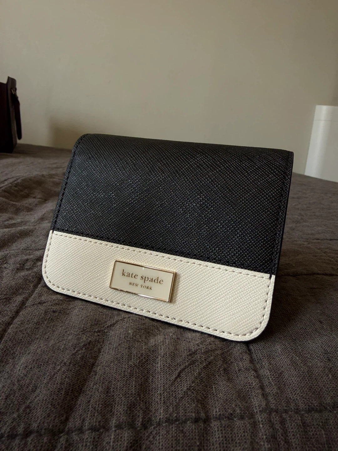 Kate Spade New York Black & White Leather Wallet - photo 4
