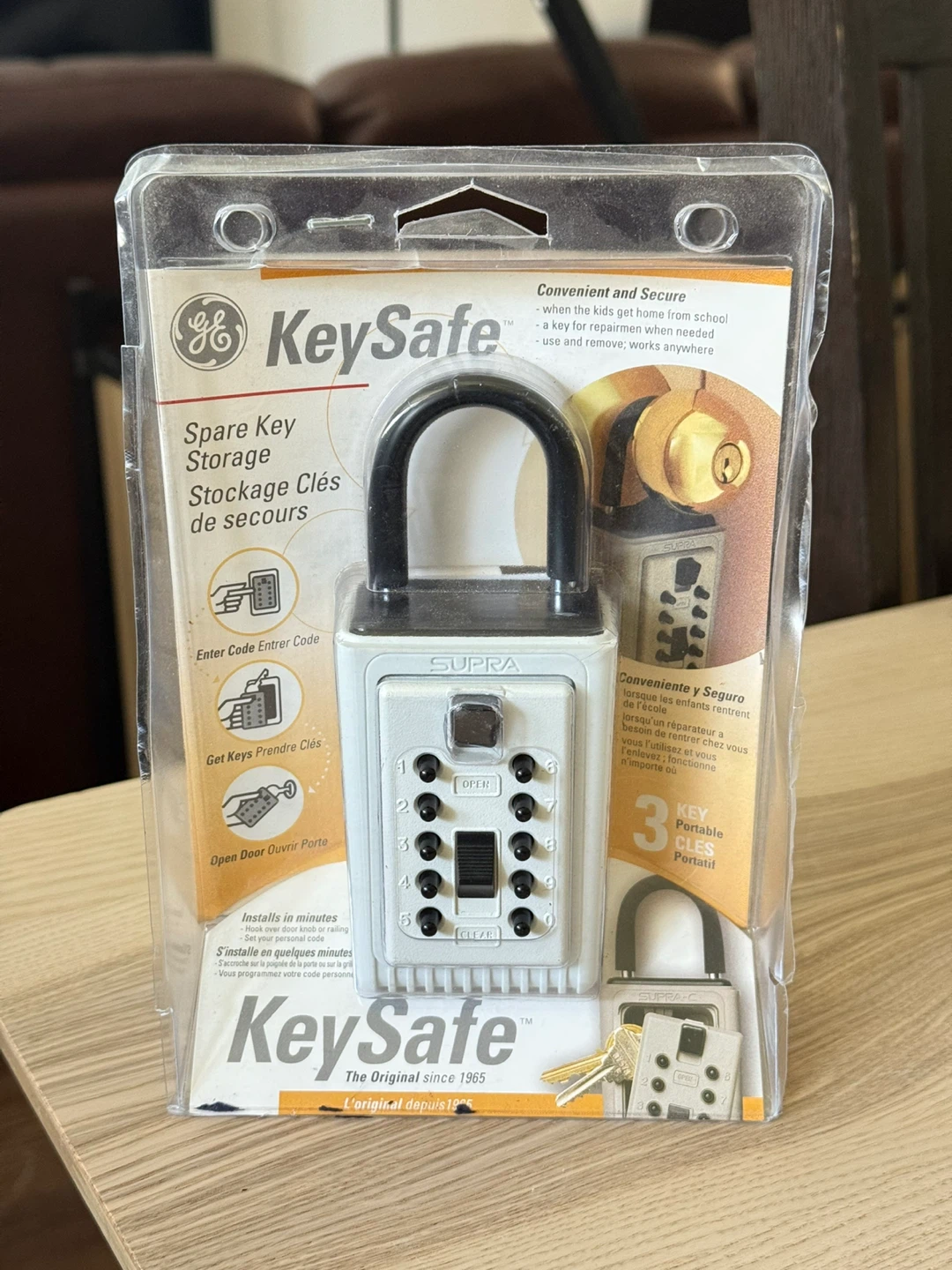 GE KeySafe Spare Key Storage Lockbox