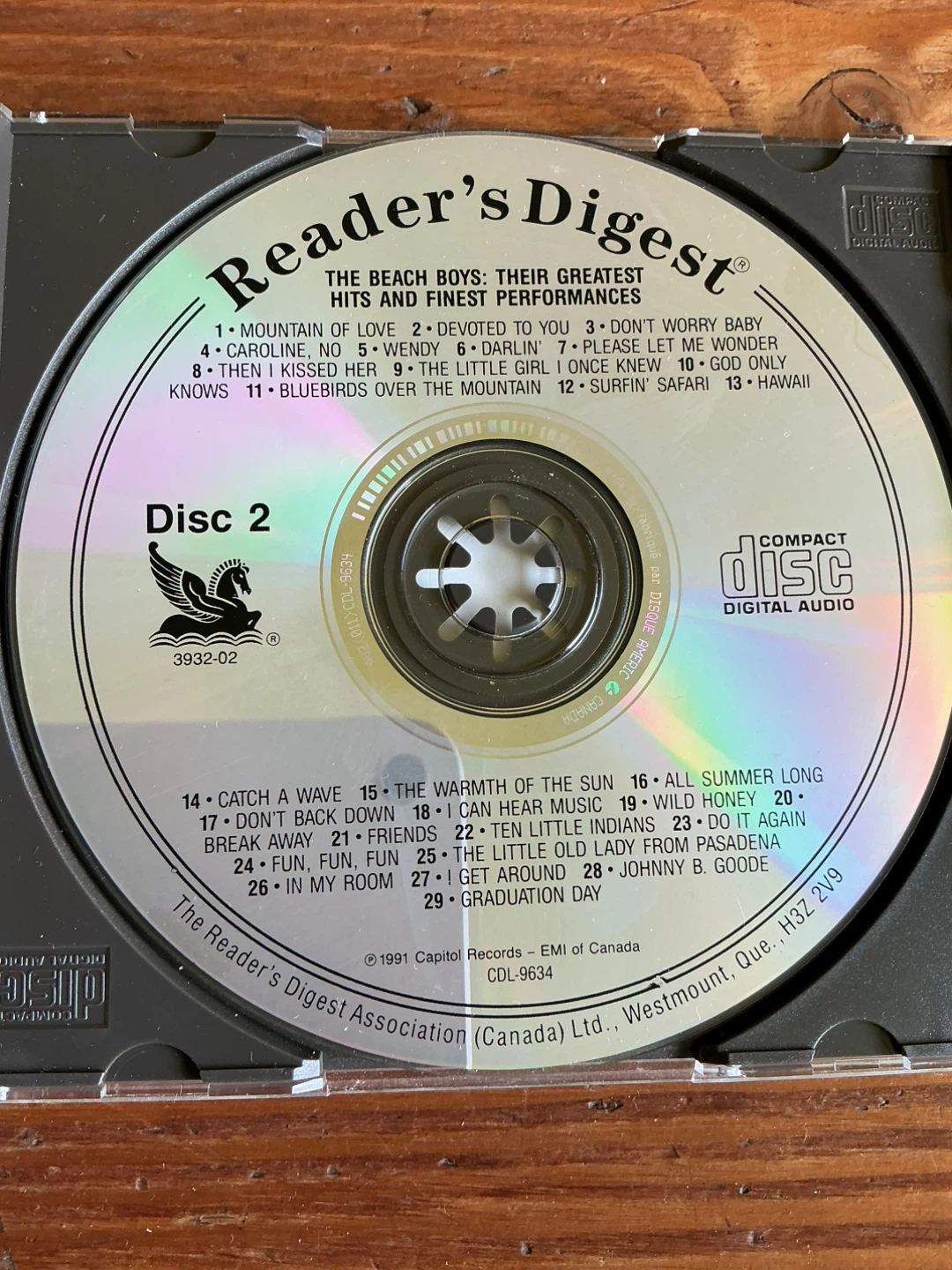 The Beach Boys Greatest Hits and Finest Performances CD Set - photo 3