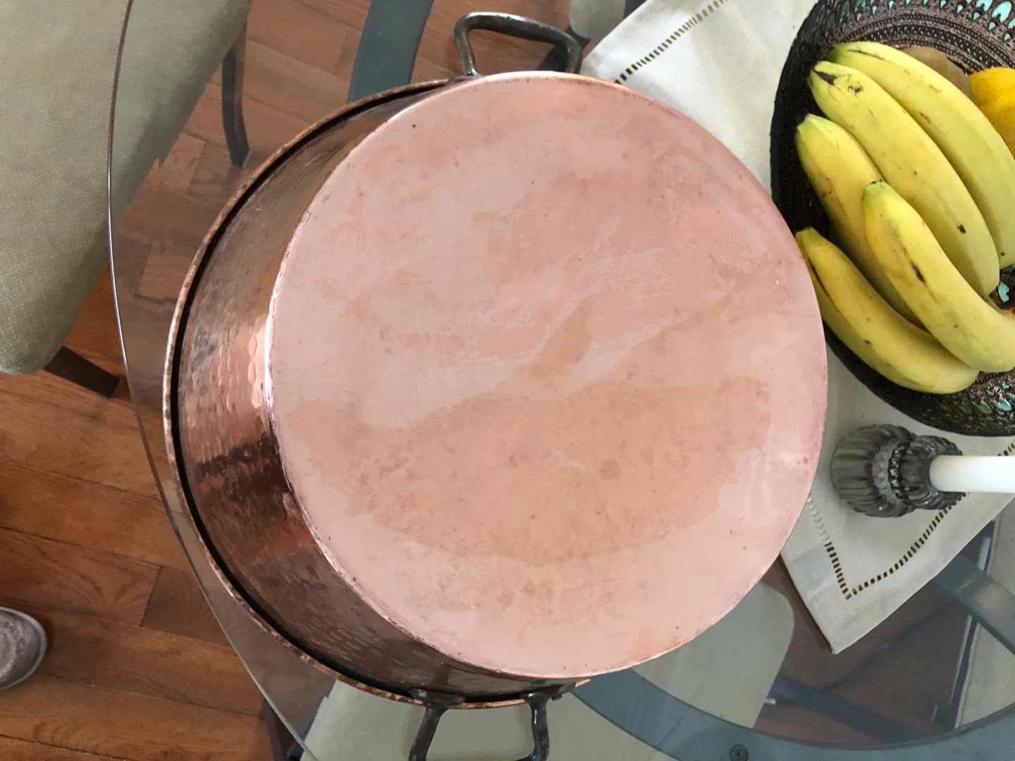 Hammered Copper Pot with Handles - photo 3