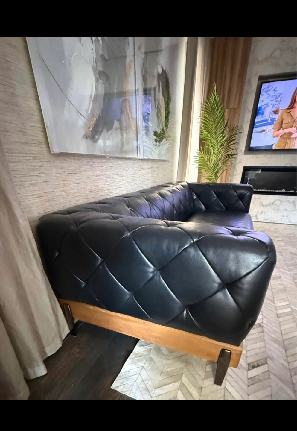 Leather sofa - photo 4