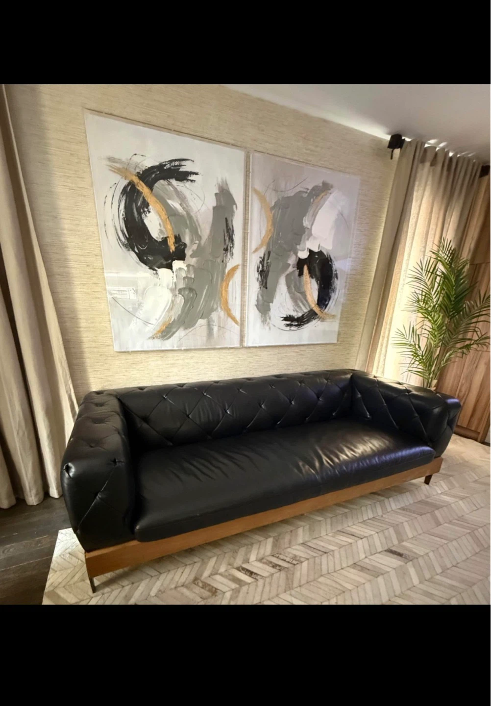 Leather sofa - photo 2