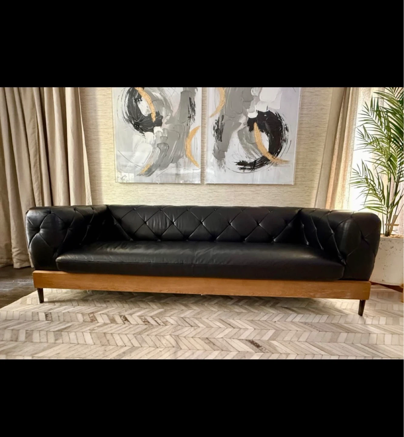 Leather sofa - photo 3