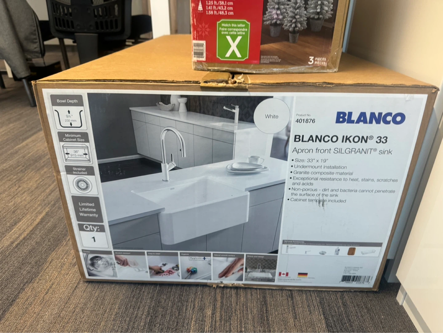 Blanco IKON SILGRANIT Apron-Front Kitchen Sink - White - photo 2
