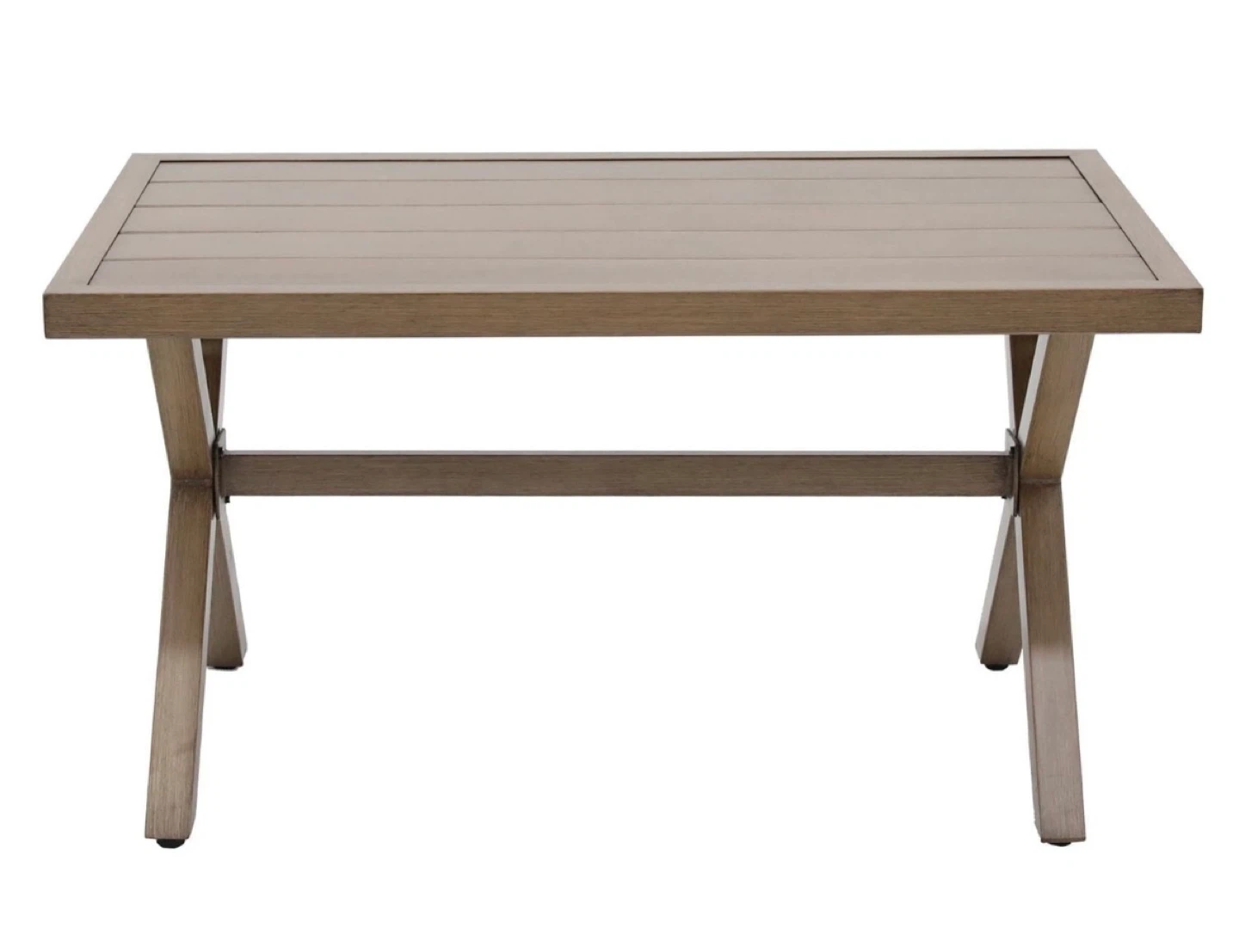 Outdoor Steel Loveseat and Coffee Table Set - photo 4