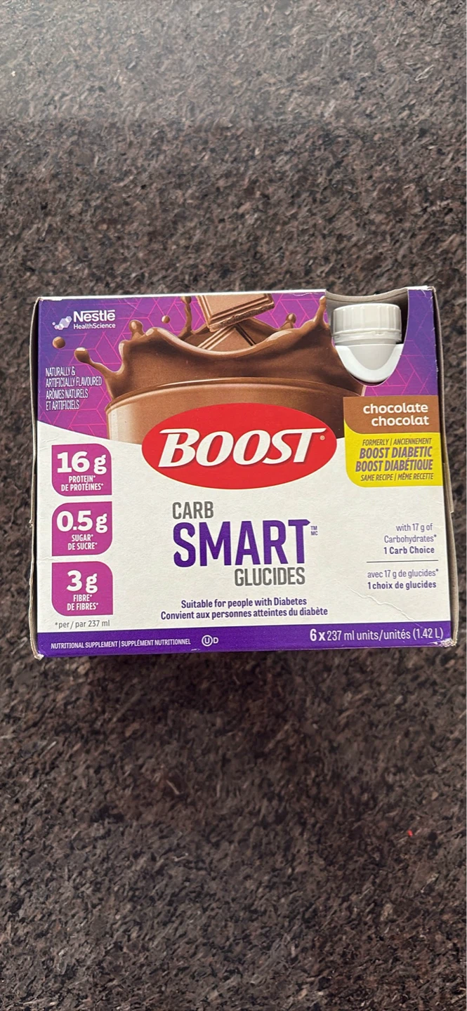 Sealed 6 pk Boost Chocolate