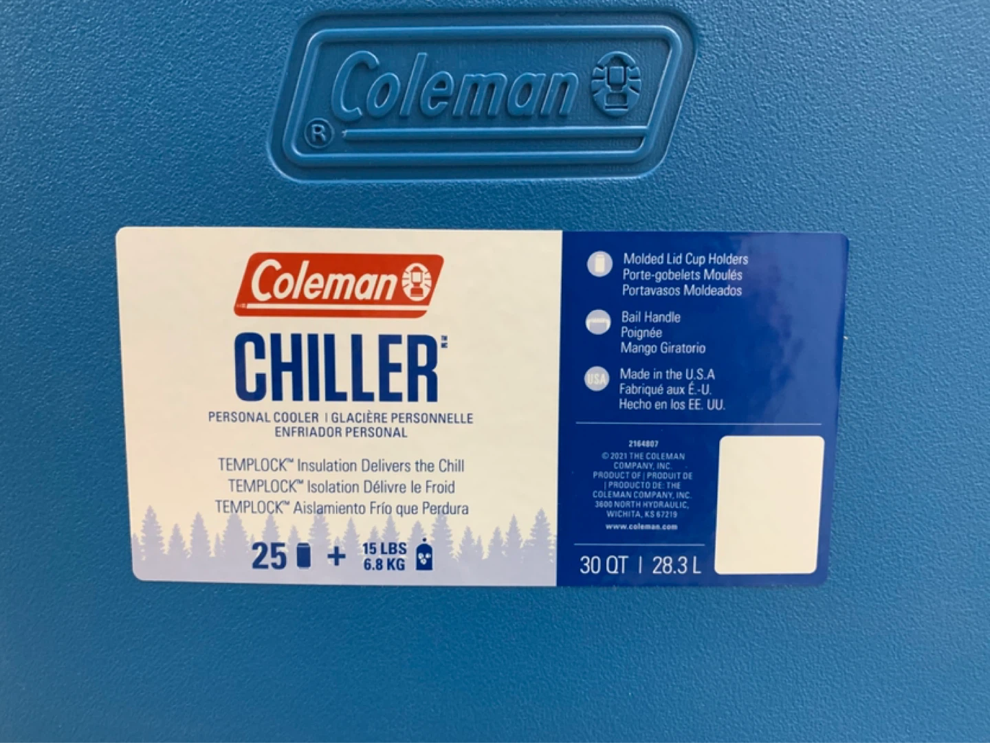 Coleman 30 Quart Chiller Cooler - photo 3