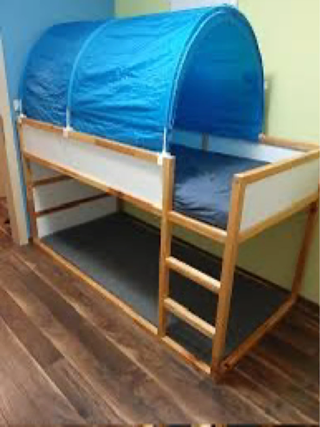 IKEA Bunk Bed with Tent Attachment - photo 2