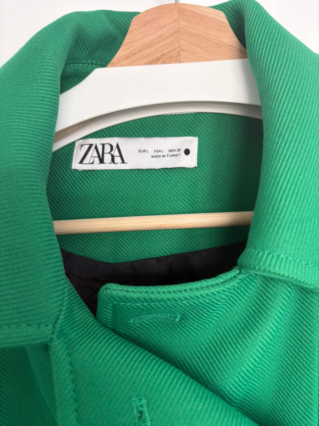 Zara Green Coat - Size L - photo 3