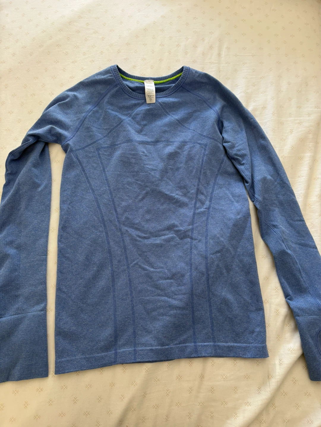 IVIVVA Blue Long Sleeve Athletic Top Size 12