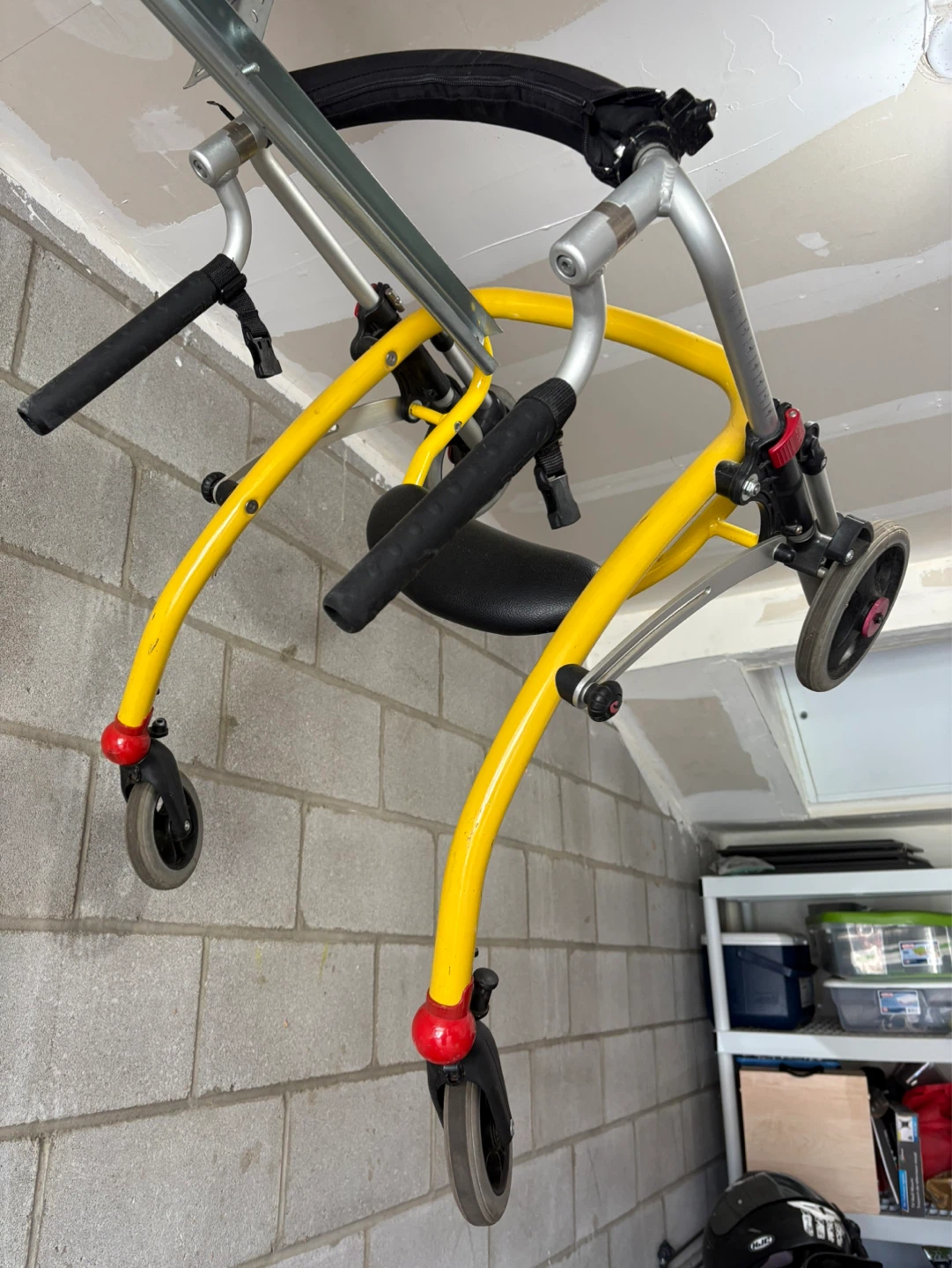 Yellow Pediatric Gait Trainer Walker