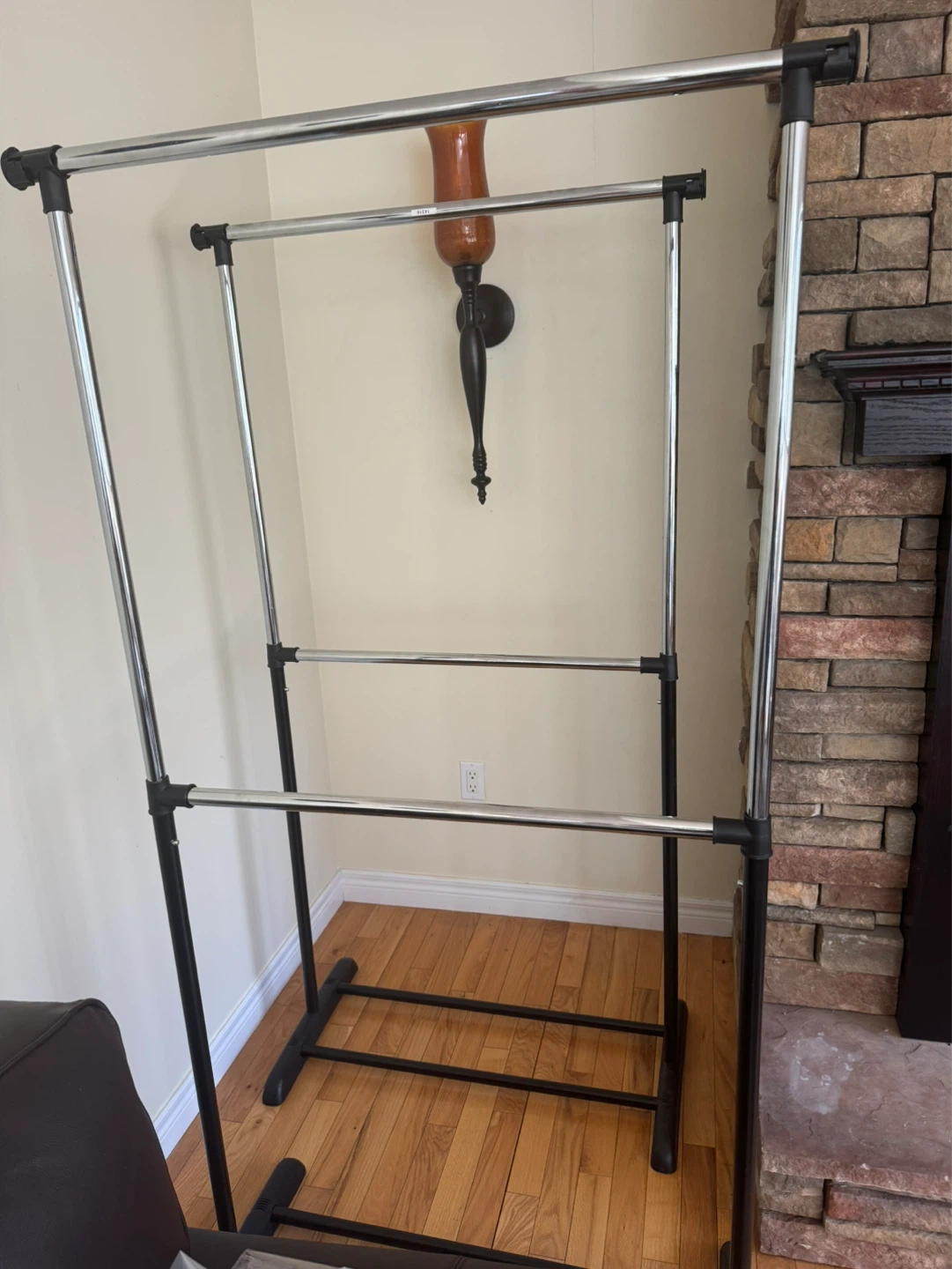 Double Tier Clothing Rack x2