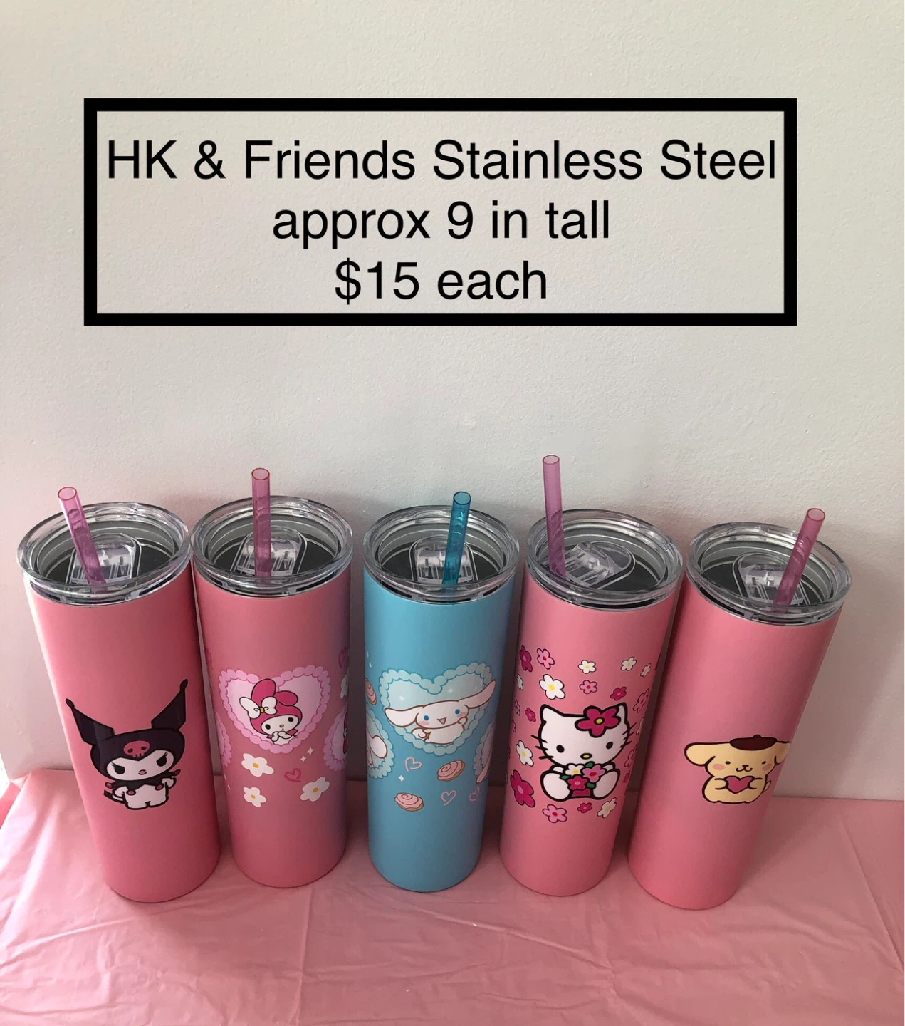 HK & Friends Stainless Steel Tumbler