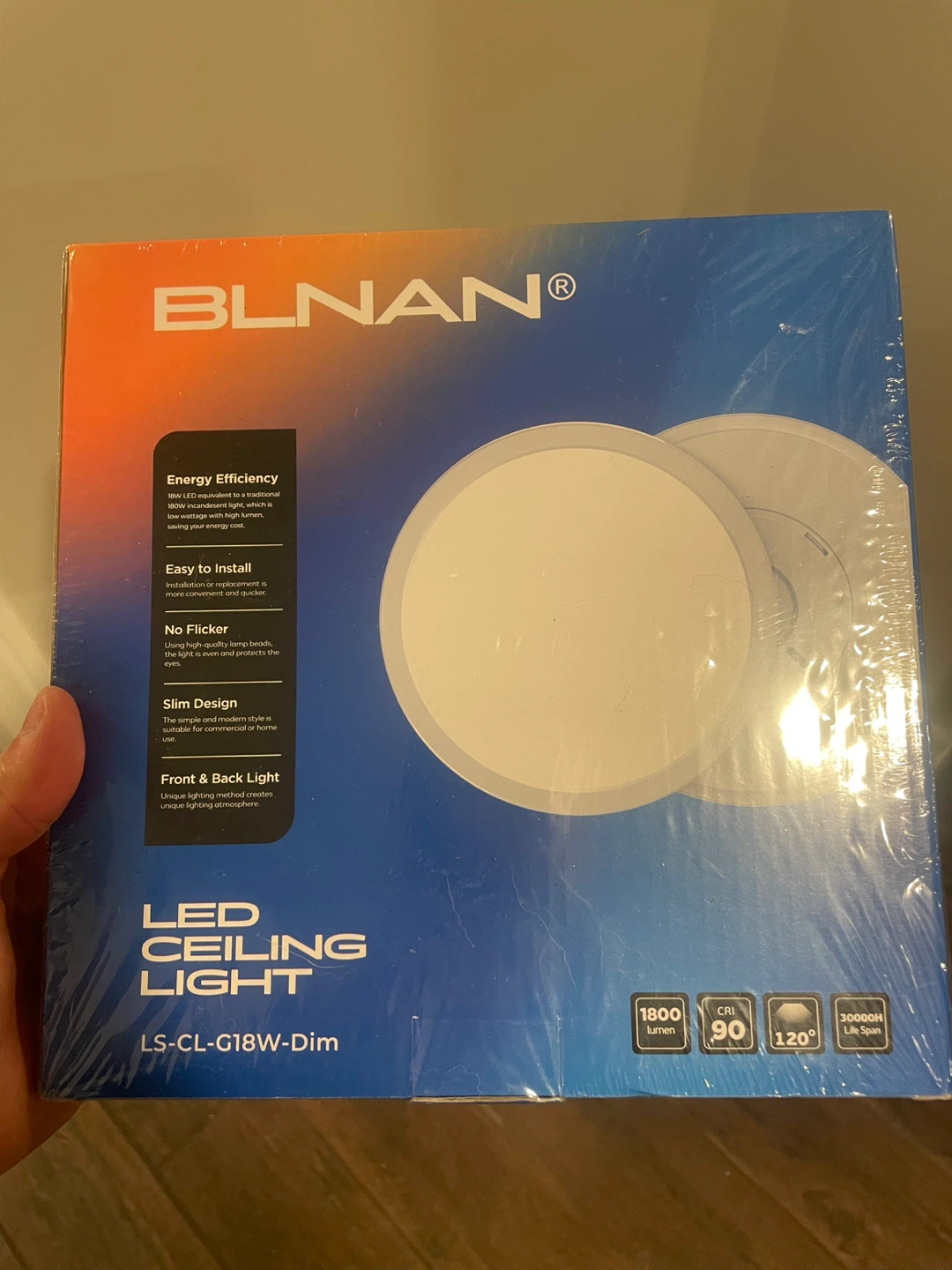 BLNAN LED Ceiling Light 18W