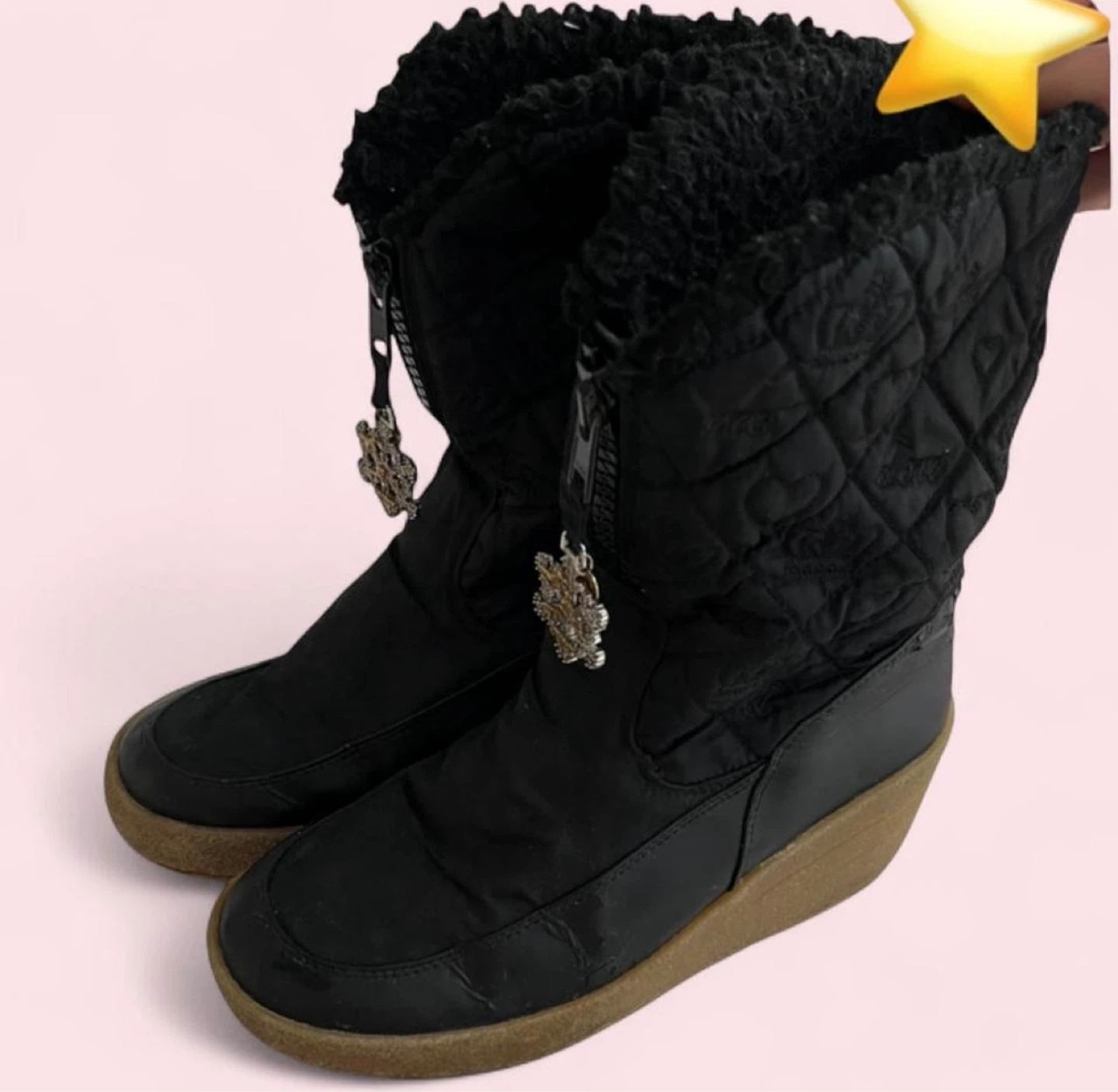 Limited Edition 2006 Juicy Couture Wedge Boots - photo 2