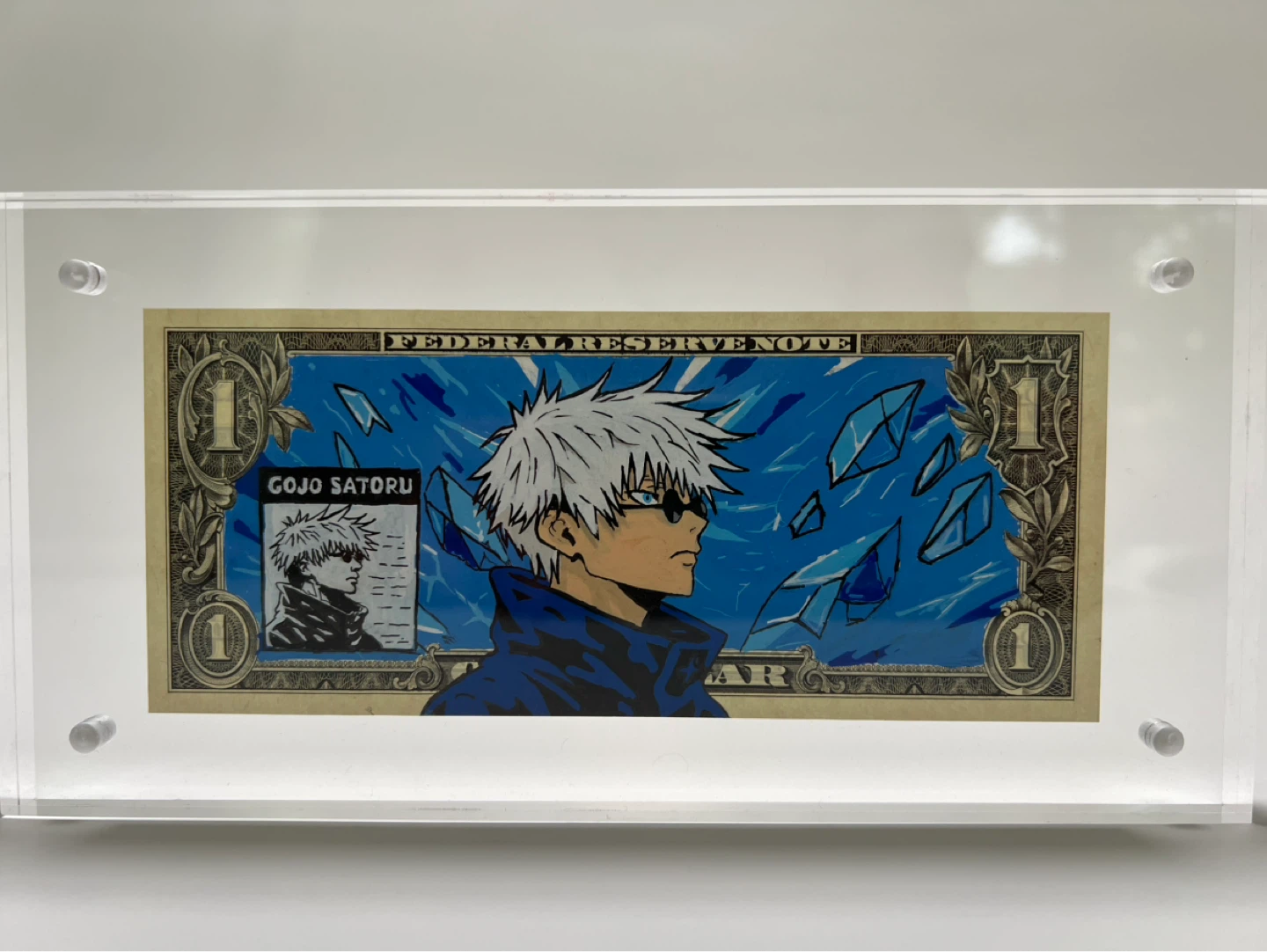 Custom Hand Painted Dollar Bills - Anime & Manga Art - photo 3