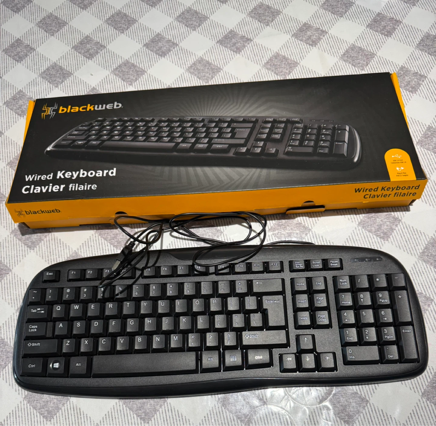 Blackweb Wired Keyboard