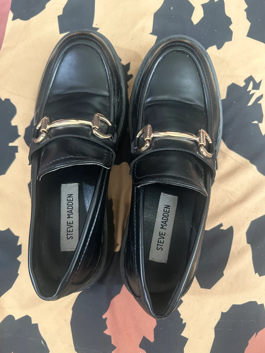 Steve Madden Black Platform Loafers - photo 4