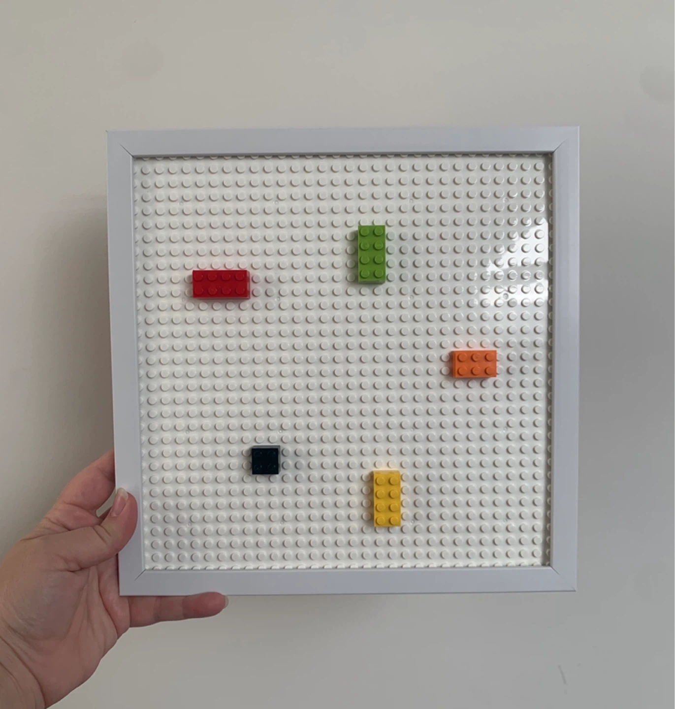 Lego/brick building frames (ready to hang or display)