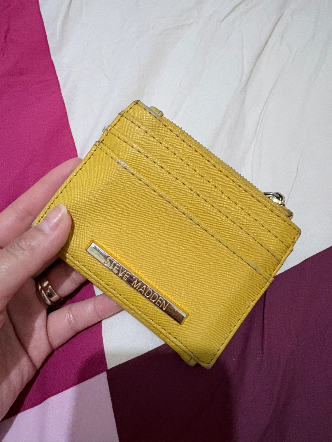 Steve Madden Yellow Card Holder Wallet - photo 2