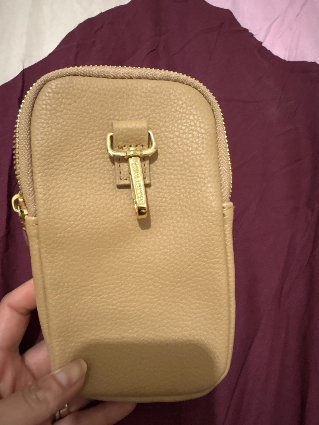 Steve Madden Tan Faux Leather Cardholder / Coin Pouch - photo 4