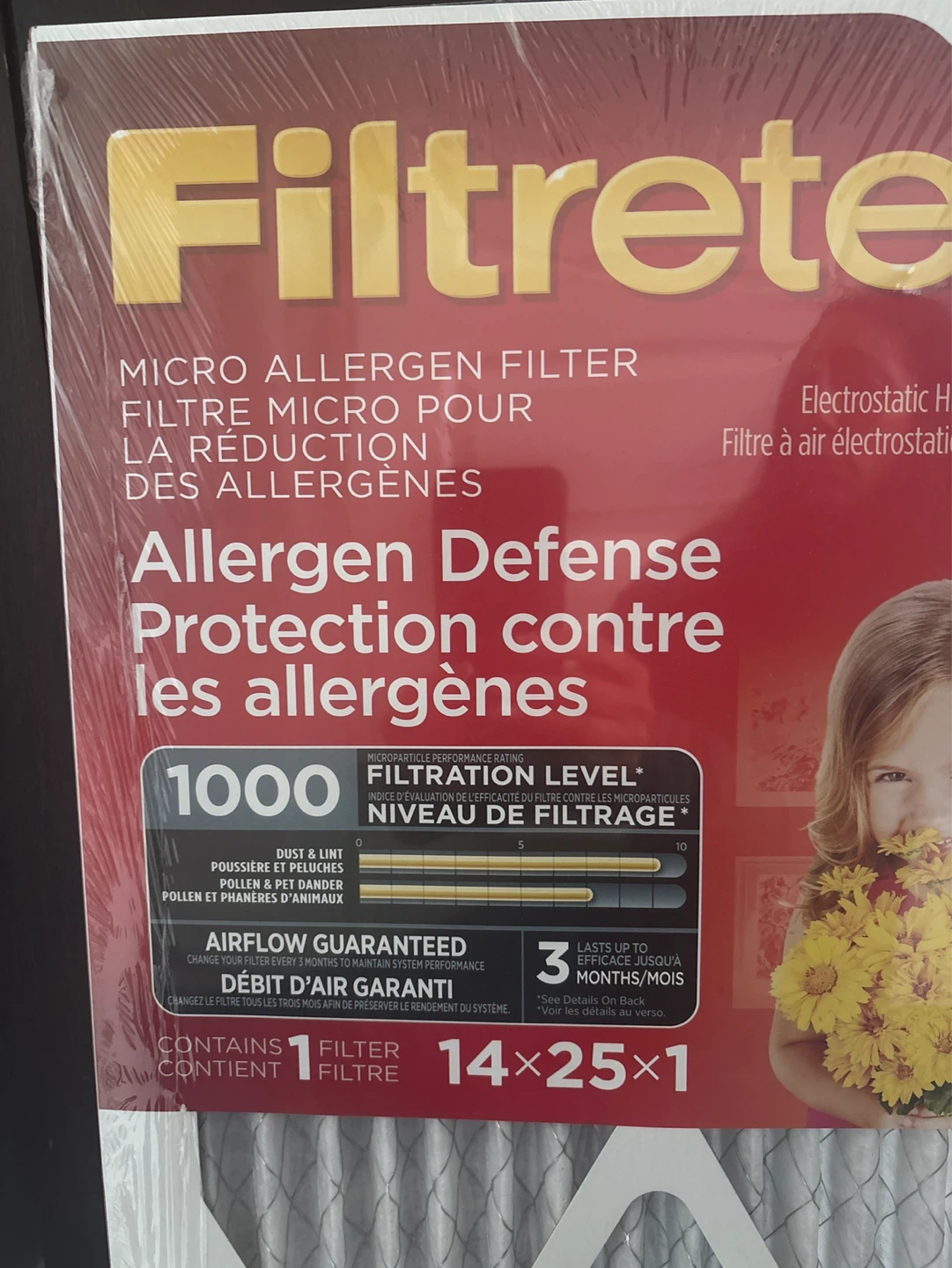 New! Filtrete Micro Allergen Air Filter 14x25x1 - photo 2