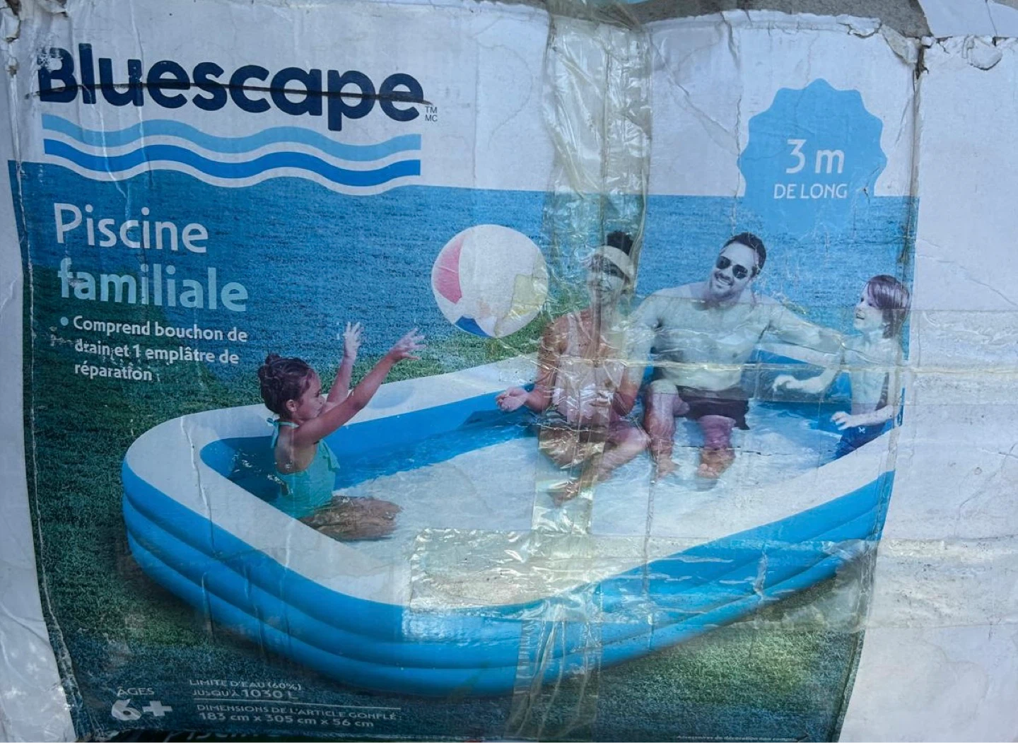 Bluescape Family Inflatable Pool 3m