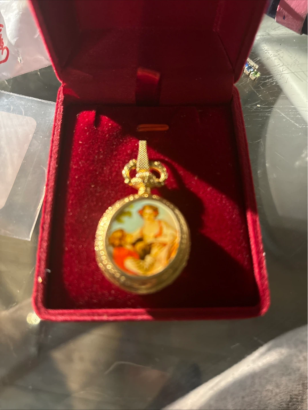 Gold filled with Miniature Painting