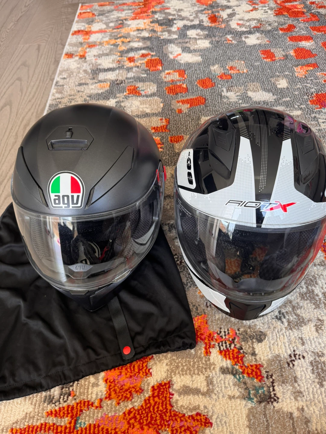 Like New - AGV K3 SV and RiotX Motorcycle Helmets
