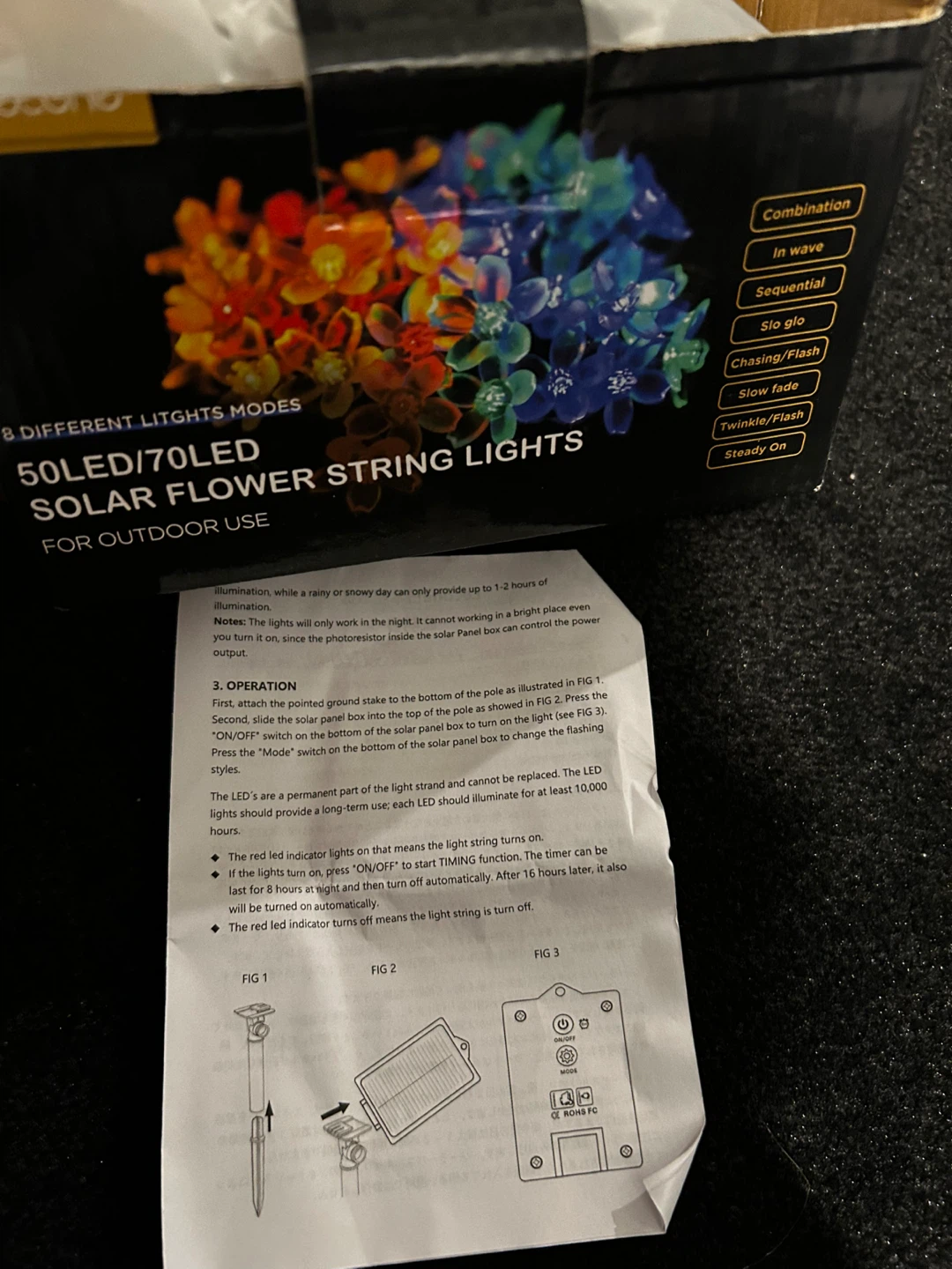 Solar Flower String Lights - photo 2