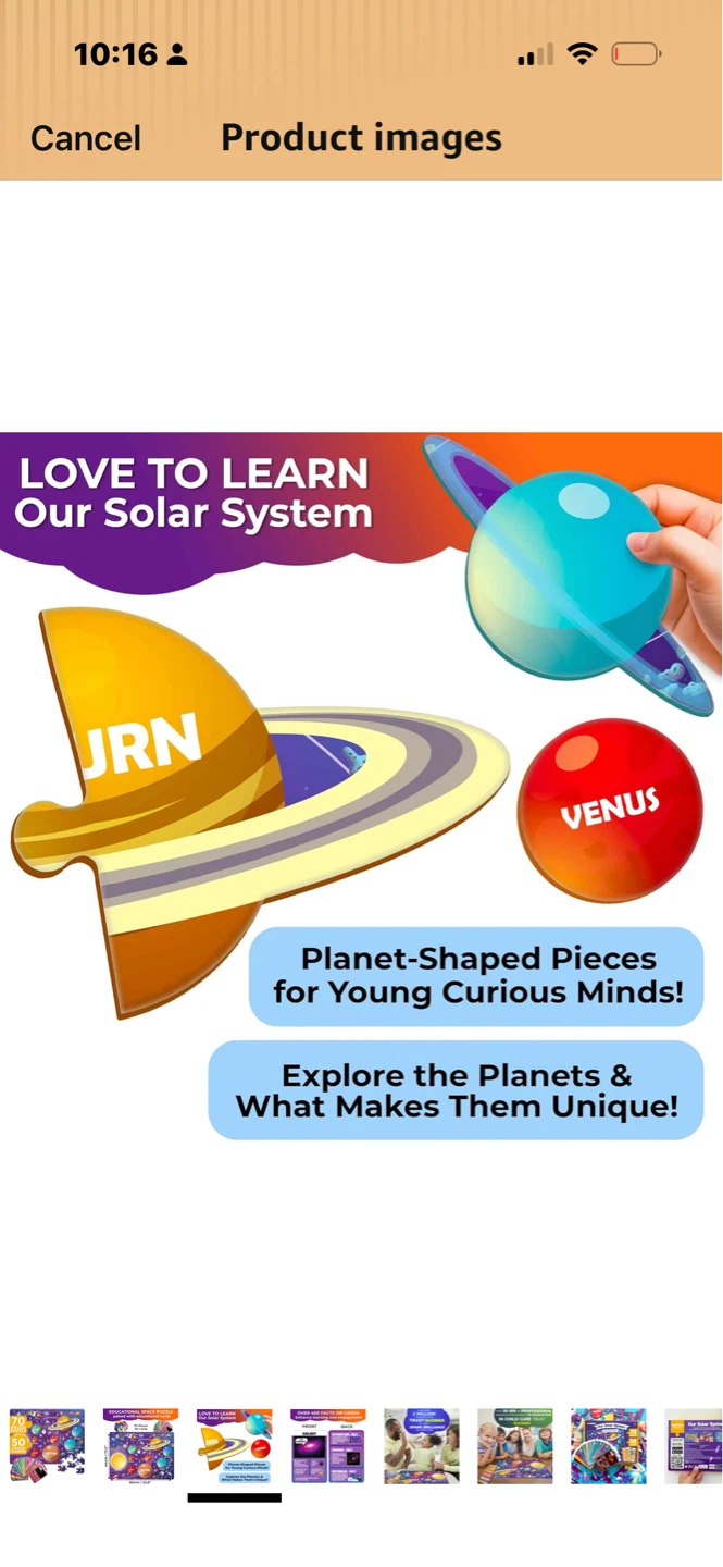 QUOKKA Our Solar System Planet-Shaped Puzzle with Fact Cards - photo 5
