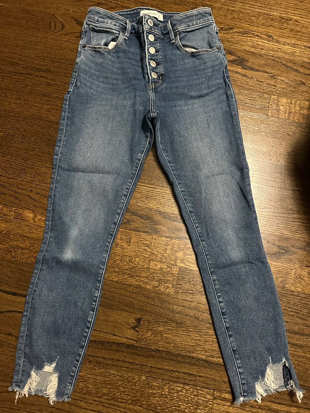 Abercrombie & Fitch High Rise Super Skinny Ankle Jeans Size 27