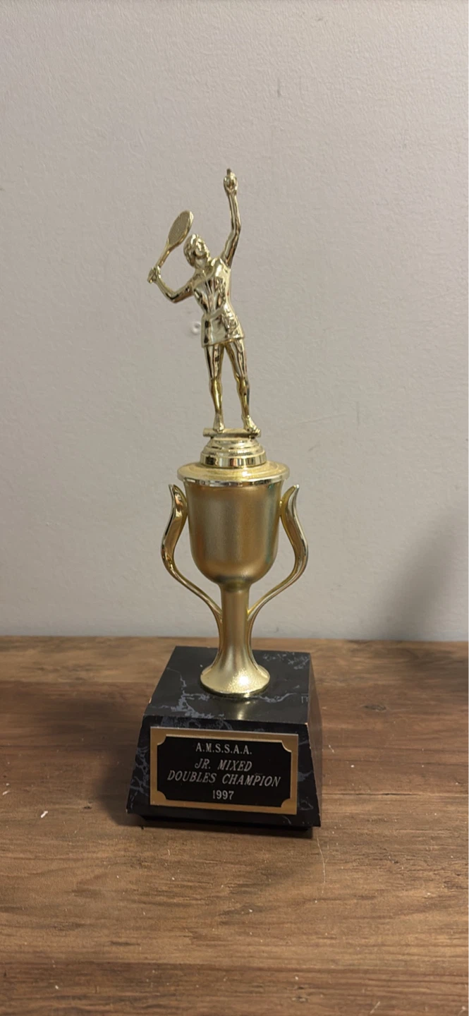 A.M.S.S.A.A. Jr. Mixed Doubles Champion Trophy 1997 - photo 3