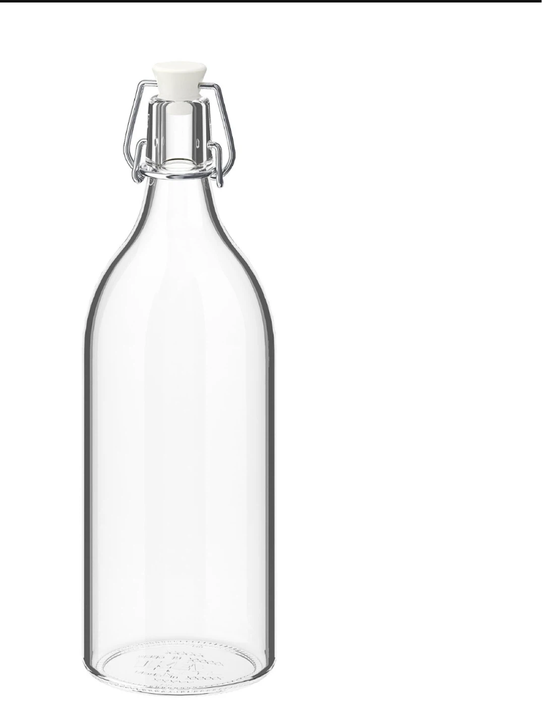 IKEA KORKEN Glass Bottles with Stopper (Set of 12)