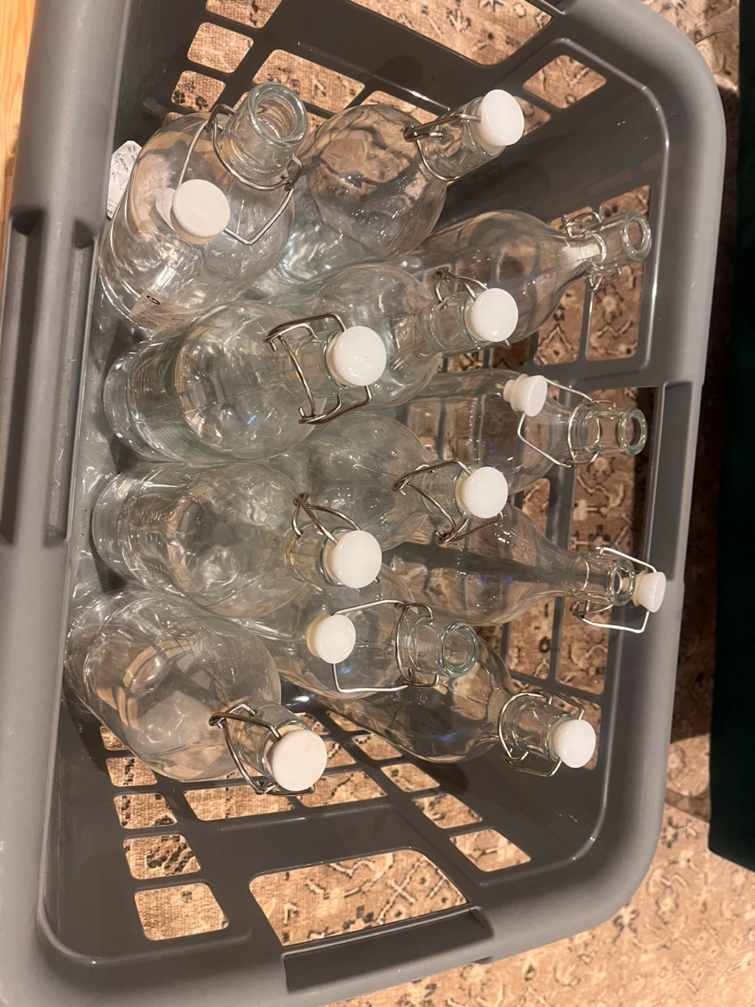 IKEA KORKEN Glass Bottles with Stopper (Set of 12) - photo 3