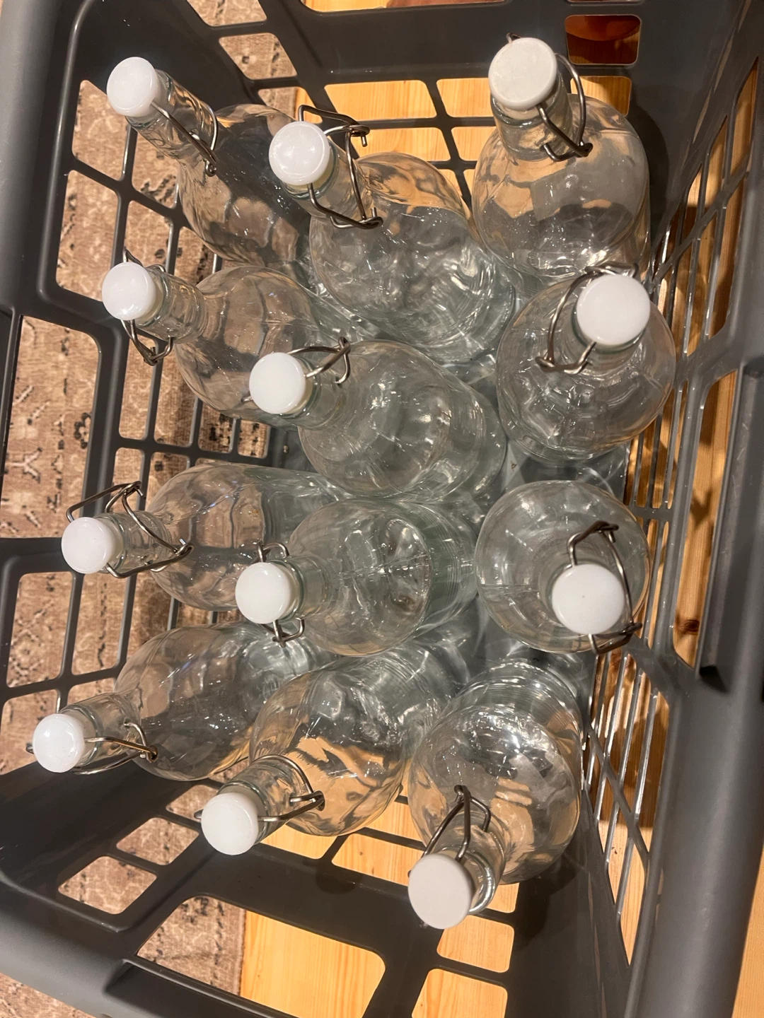 IKEA KORKEN Glass Bottles with Stopper (Set of 12) - photo 4
