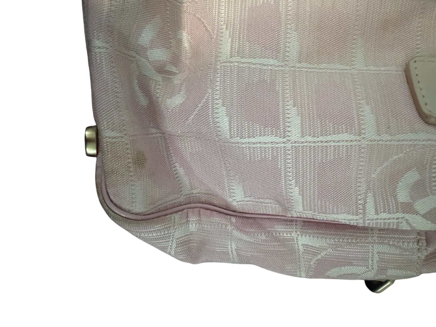 CHANEL Pink Canvas New Travel Line Bag - photo 5