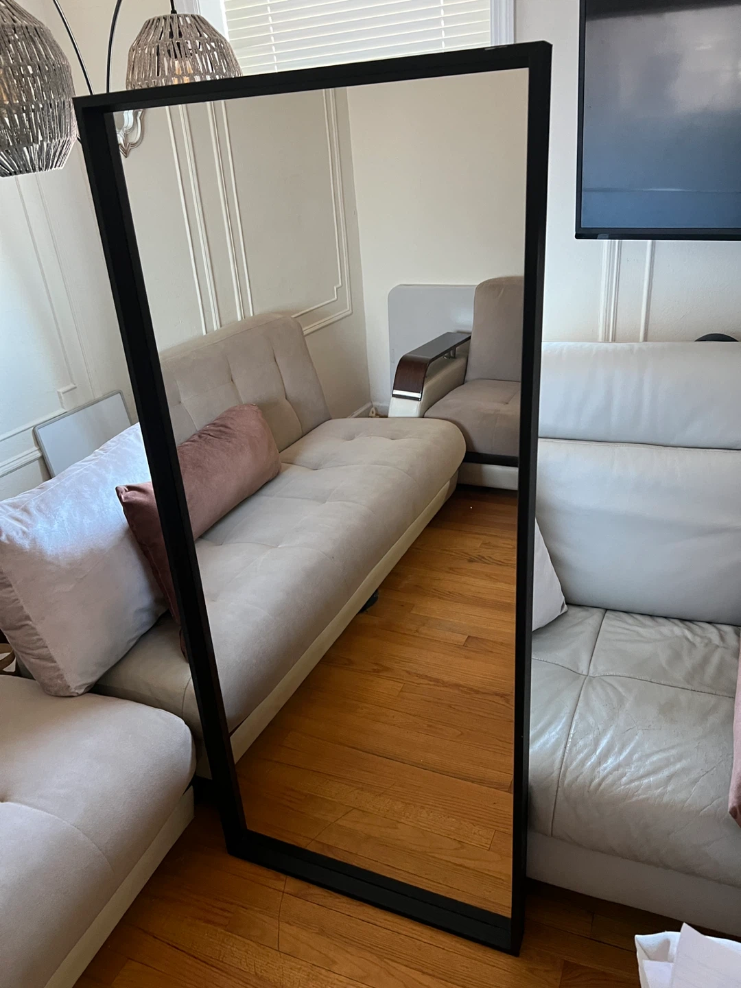 Black Framed Full Length Mirror