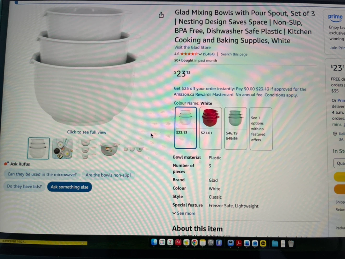Glad Nestable Mixing Bowls with Spout - photo 4